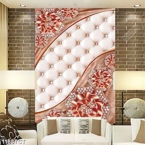 Tranh lụa 3D hoa đá quý