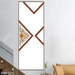 Tranh hoa văn in kính cửa