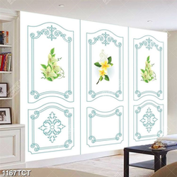 Tranh hoa văn in tủ