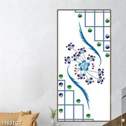 Tranh họa tiết in gạch và cửa