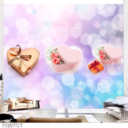 Tranh hộp quà trái tim