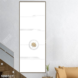 Tranh hoa văn in cửa kính