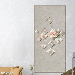 Tranh 3D hoa hải đường