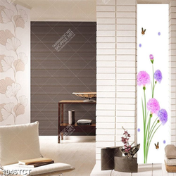 Tranh hoa cẩm chướng in cửa và gạch men