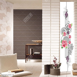 Tranh hoa hồng và họa tiết tròn