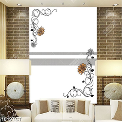 Tranh hoa văn in mẫu tủ kích thước lớn