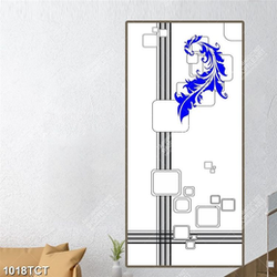 Tranh hoa văn in cửa kính đẹp