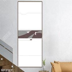 Tranh họa tiết trang trí in cửa