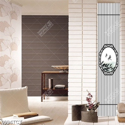 Tranh hoa văn in kính cửa