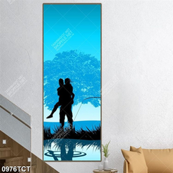 Tranh cặp đôi và cây