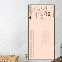 Tranh chuông gió in trang trí cửa