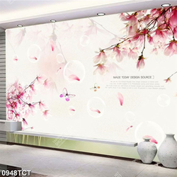 Tranh hoa mộc lan in tủ chất lượng