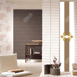 Tranh hoa văn họa tiết in kính khổ dọc