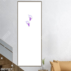 Tranh hoa vân môn tím