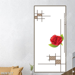 Tranh họa tiết và hoa hồng