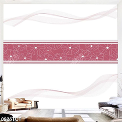 Tranh hoa văn lá Sen in tủ