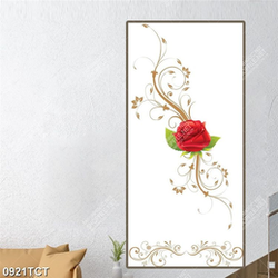 Tranh họa tiết hoa văn hoa hồng