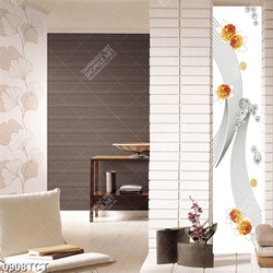 Tranh đường line và hoa