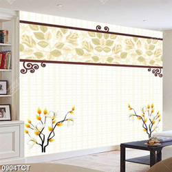 Tranh hoa văn lá và hoa mộc lan