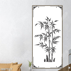 Tranh vector họa tiết cây tre