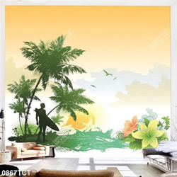 Tranh cảnh biển màu hè