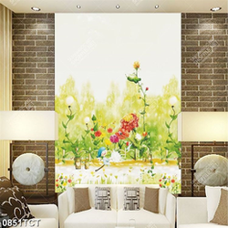 Tranh màu nước phù thủy nhỏ trang trí phòng bé