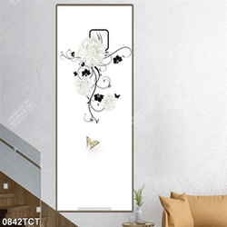 Tranh hoa họa tiết lá