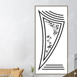 Tranh họa tiết hoa văn file vector