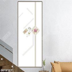 Tranh hoa in cửa và gạch