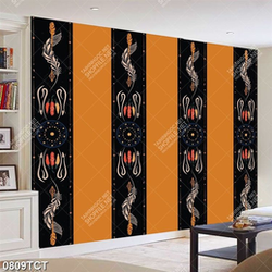 Tranh họa tiết trang trí in tủ