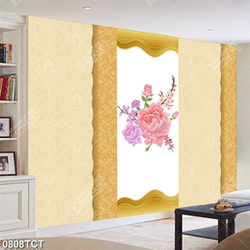 Tranh hoa hồng nền gold