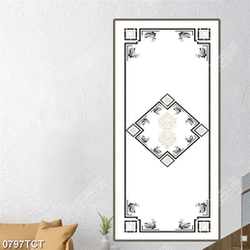 Tranh hoa văn hình thoi