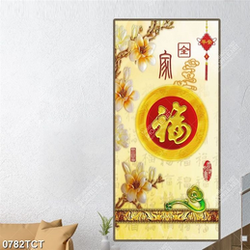 Tranh tài lộc hoa mộc lan