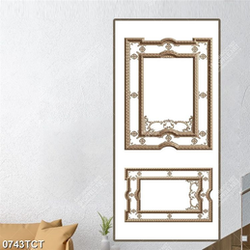 Tranh phao chỉ in cửa