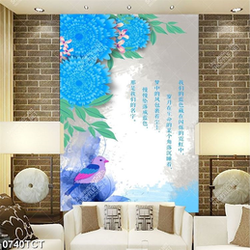 Tranh thư pháp hoa