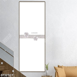 Tranh hoa in cửa kích thước dọc