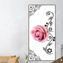 Tranh vector hoa văn hoa hồng in chất lượng