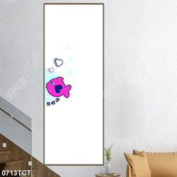 Tranh cá in cửa phòng bé