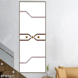 Tranh họa tiết in cửa