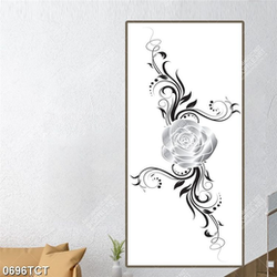 Tranh vector hoa văn hoa hồng