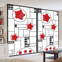 Tranh hoa văn hoa hồng