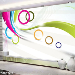 Tranh hoa văn 3D nghệ thuật