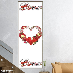 Tranh hoa hồng và chữ LOVE
