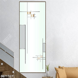 Tranh hoa văn in cửa khổ dọc