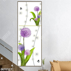 Tranh hoa Hành nền kim cương