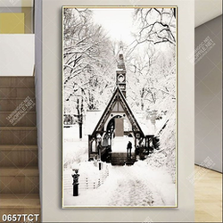 Tranh phong cảnh mùa đông