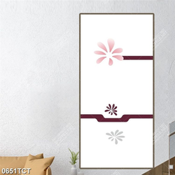 Tranh hoa in cửa