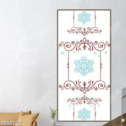 Tranh hoa văn họa tiết in dán cửa đẹp