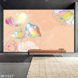 Tranh họa tiết hoa tulip