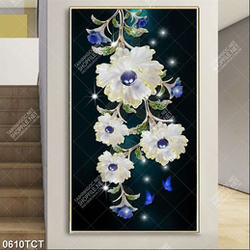 Tranh hoa nền tối